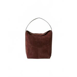 NEW B-LOW THE BELT women's rowe suede bucket bag in chocolate